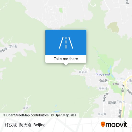 好汉坡--防火道 map