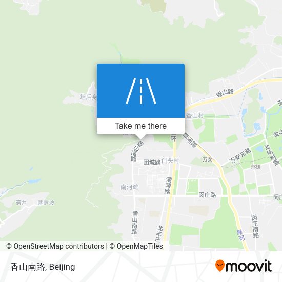 香山南路 map