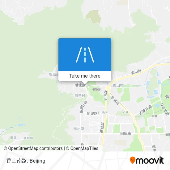 香山南路 map