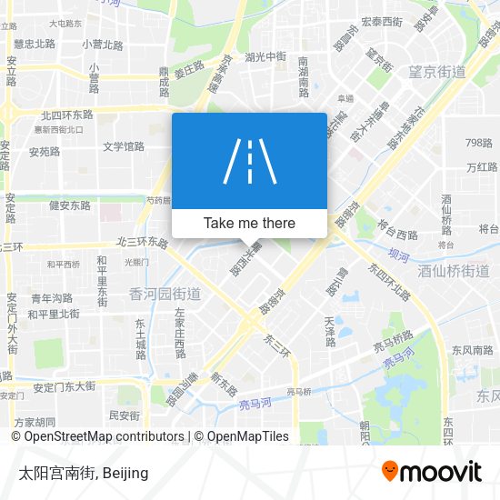 太阳宫南街 map
