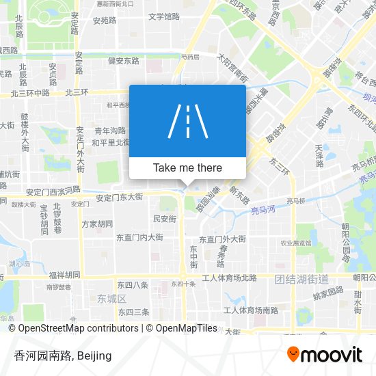 香河园南路 map