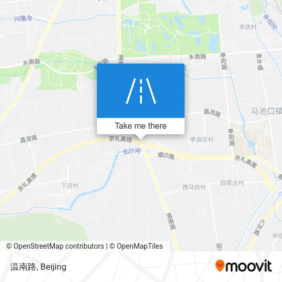 温南路 map
