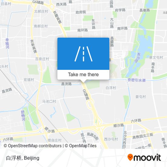 白浮桥 map
