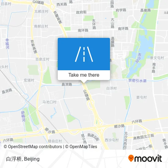 白浮桥 map