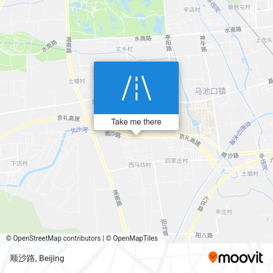 顺沙路 map