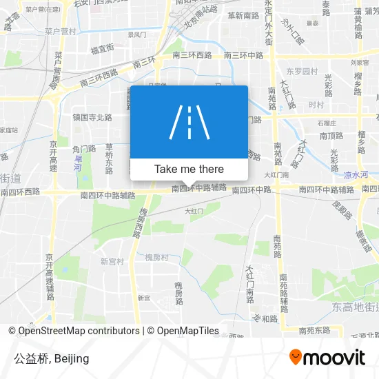 公益桥 map