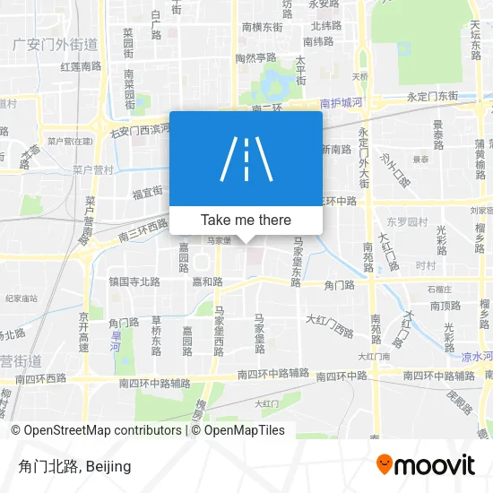 角门北路 map
