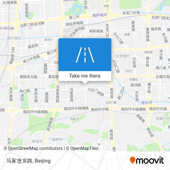 马家堡东路 map