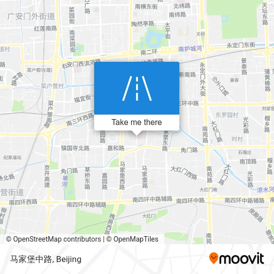 马家堡中路 map