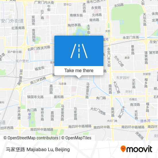 马家堡路 Majiabao Lu map
