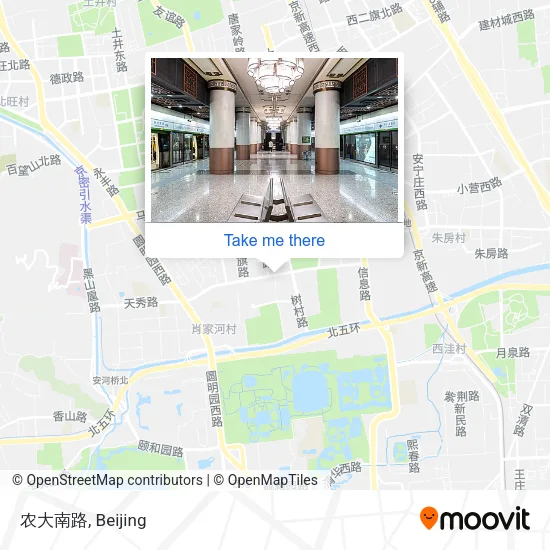 农大南路 map