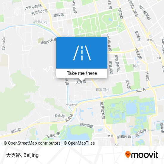 天秀路 map