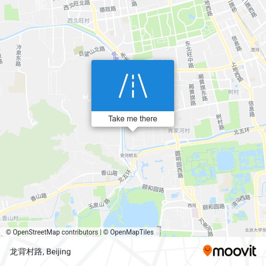 龙背村路 map