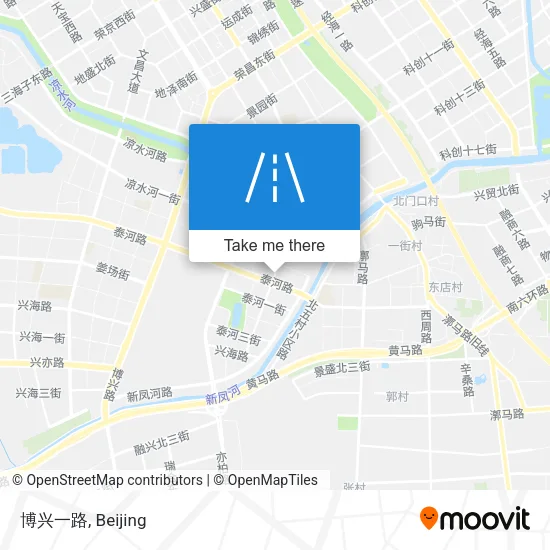 博兴一路 map