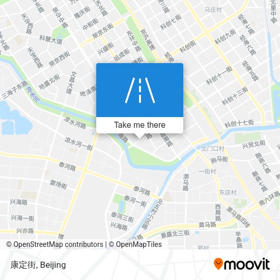 康定街 map
