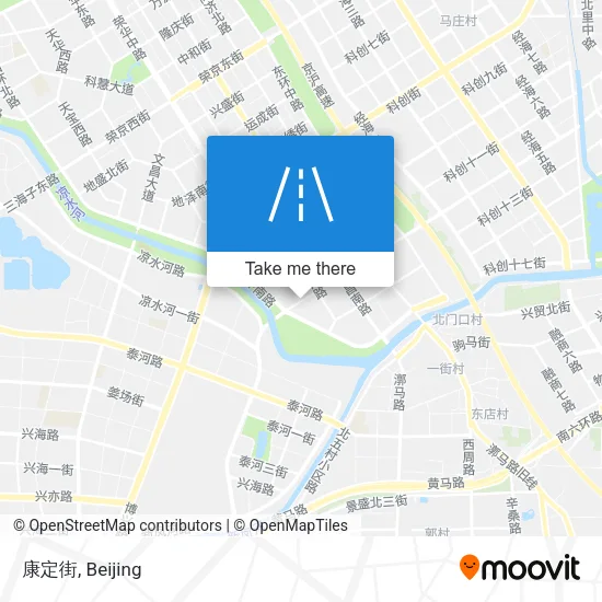 康定街 map
