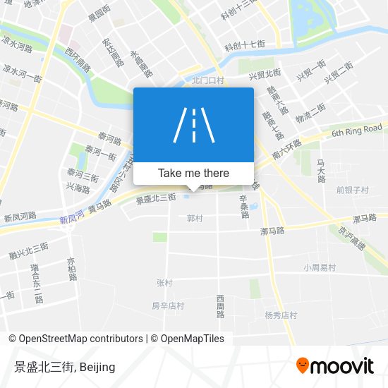 景盛北三街 map
