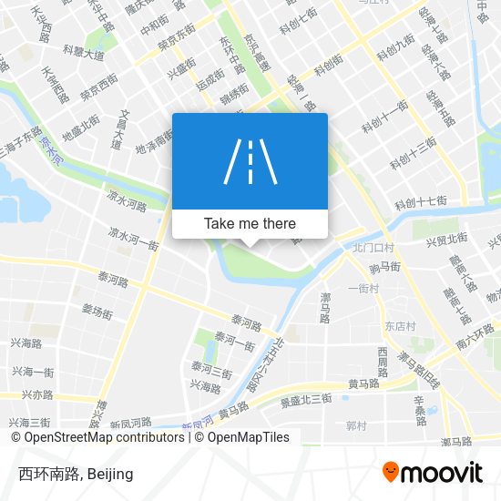 西环南路 map