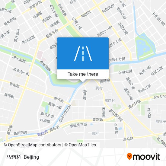 马驹桥 map