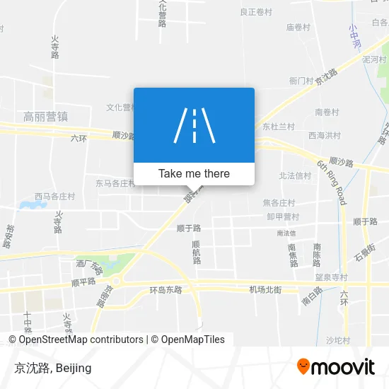京沈路 map