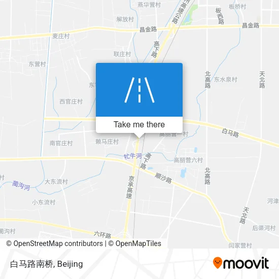 白马路南桥 map