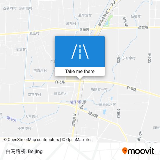 白马路桥 map
