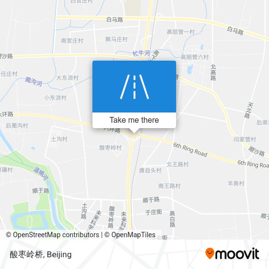 酸枣岭桥 map