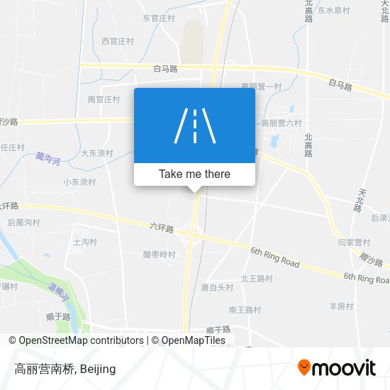 高丽营南桥 map