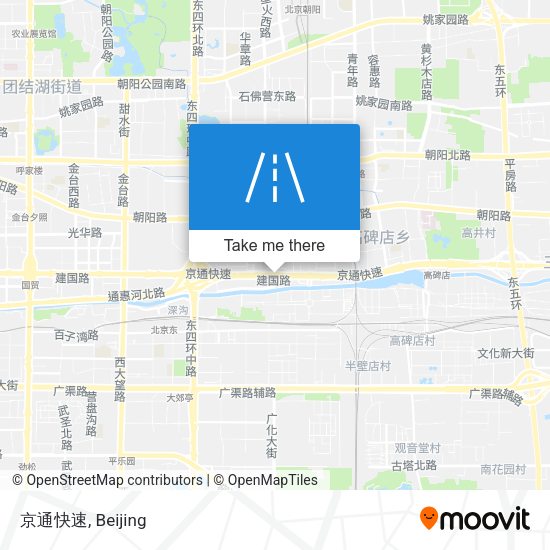 京通快速 map