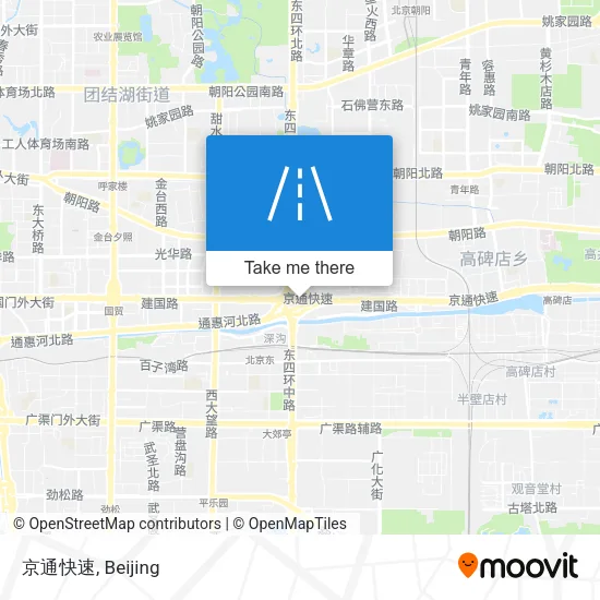 京通快速 map