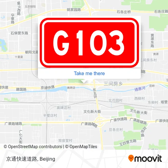 京通快速道路 map