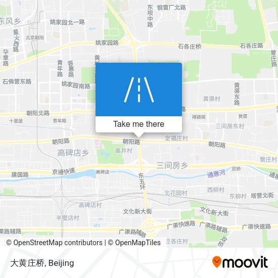 大黄庄桥 map
