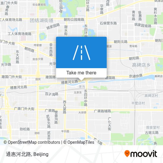 通惠河北路 map