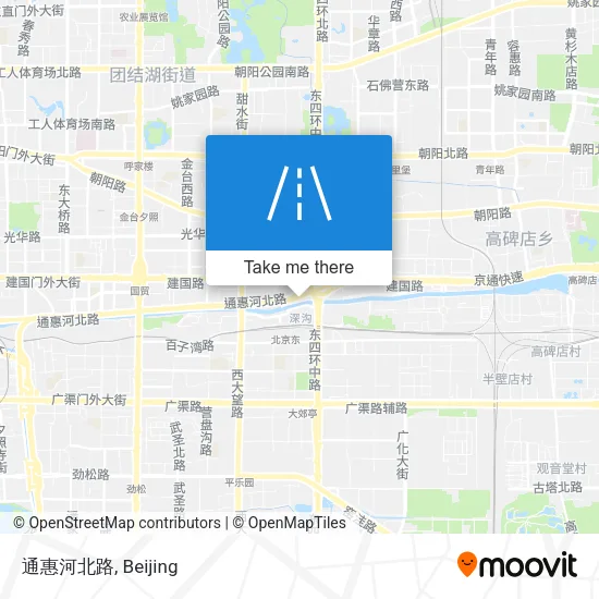通惠河北路 map
