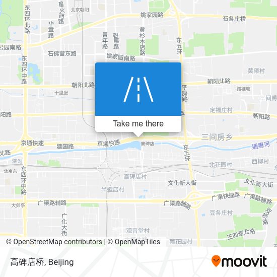 高碑店桥 map