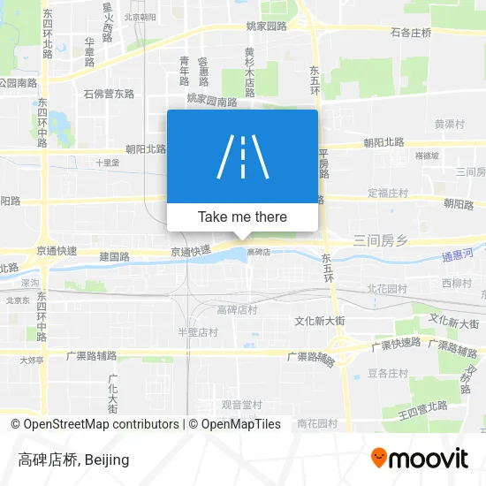 高碑店桥 map