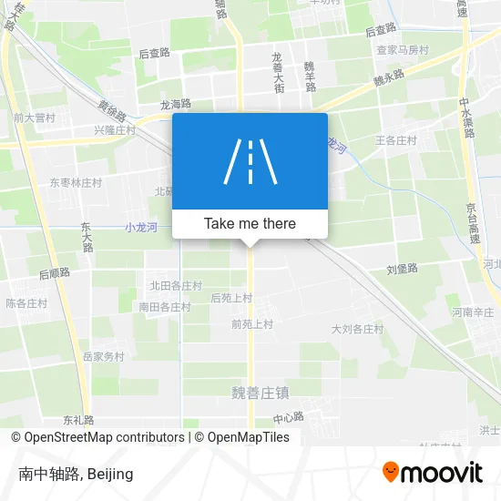 南中轴路 map