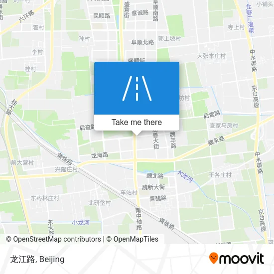 龙江路 map