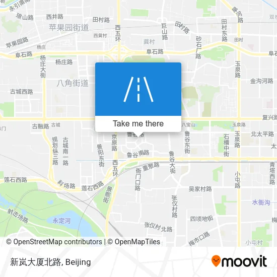 新岚大厦北路 map