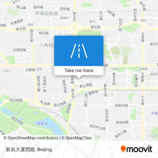 新岚大厦西路 map