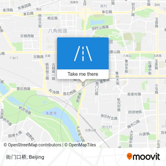 衙门口桥 map