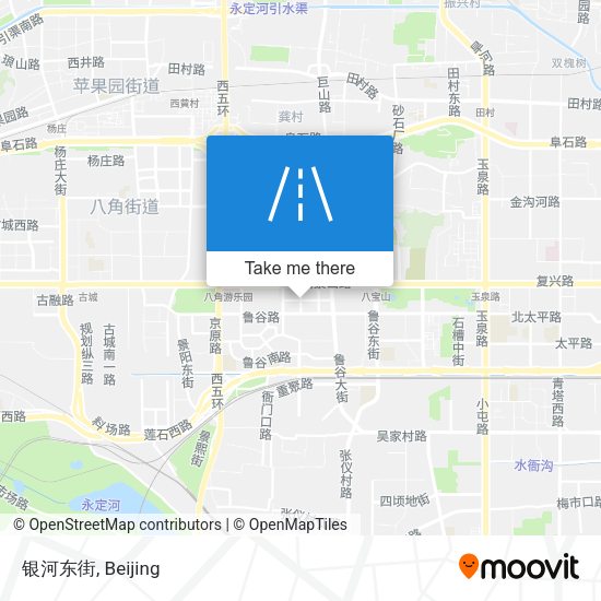 银河东街 map