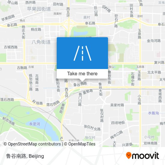 鲁谷南路 map