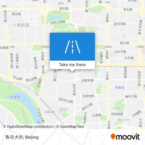 鲁谷大街 map
