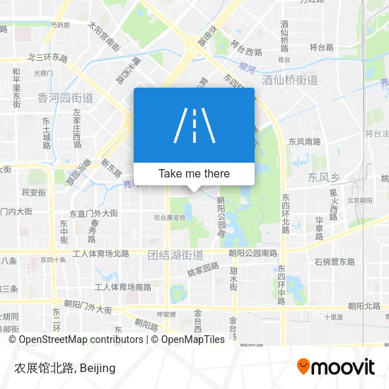 农展馆北路 map