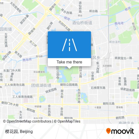樱花园 map