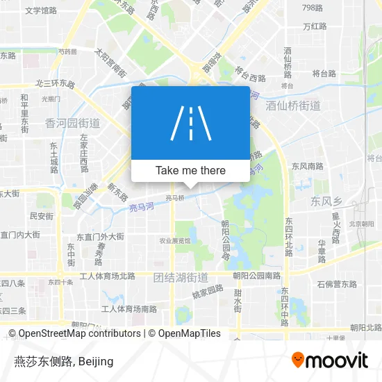 燕莎东侧路 map