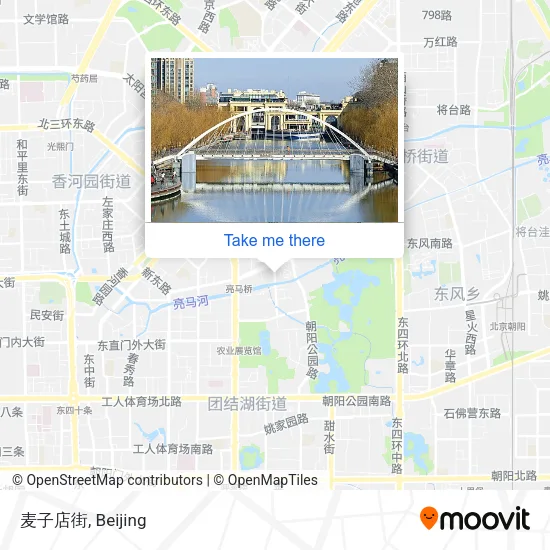 麦子店街 map