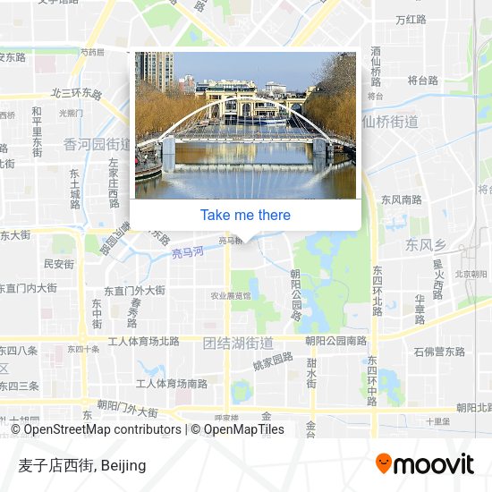 麦子店西街 map