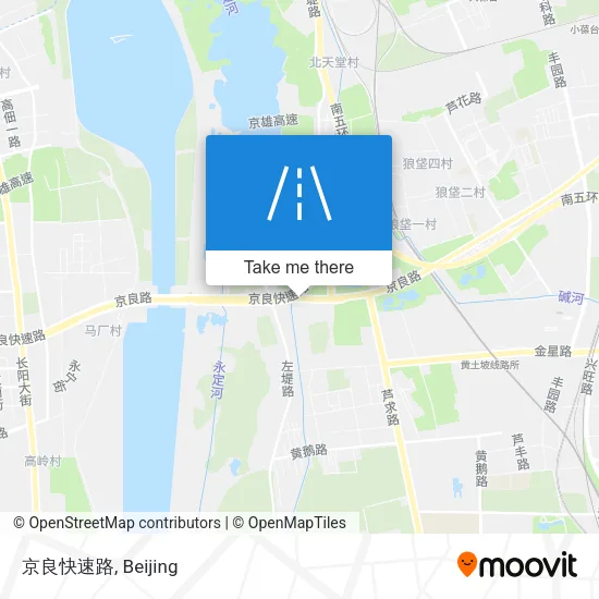 京良快速路 map